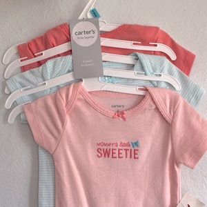 Carters three pack bodysuit size 6 months